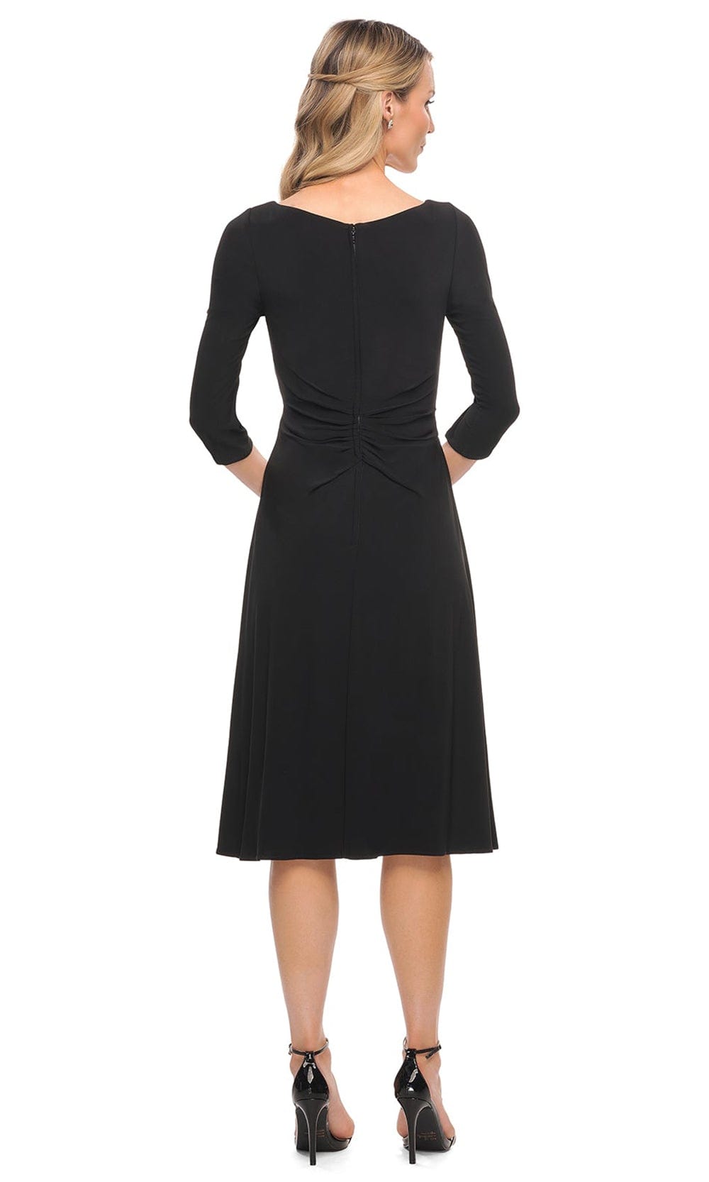 A-Line Knee-Length Dress