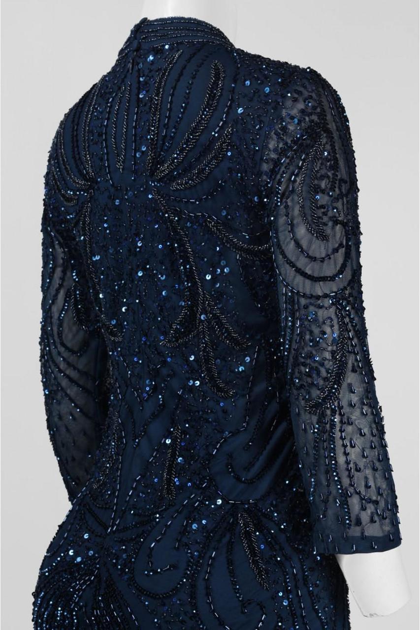 Quarter Length Sleeves Long Dress AP1E200282