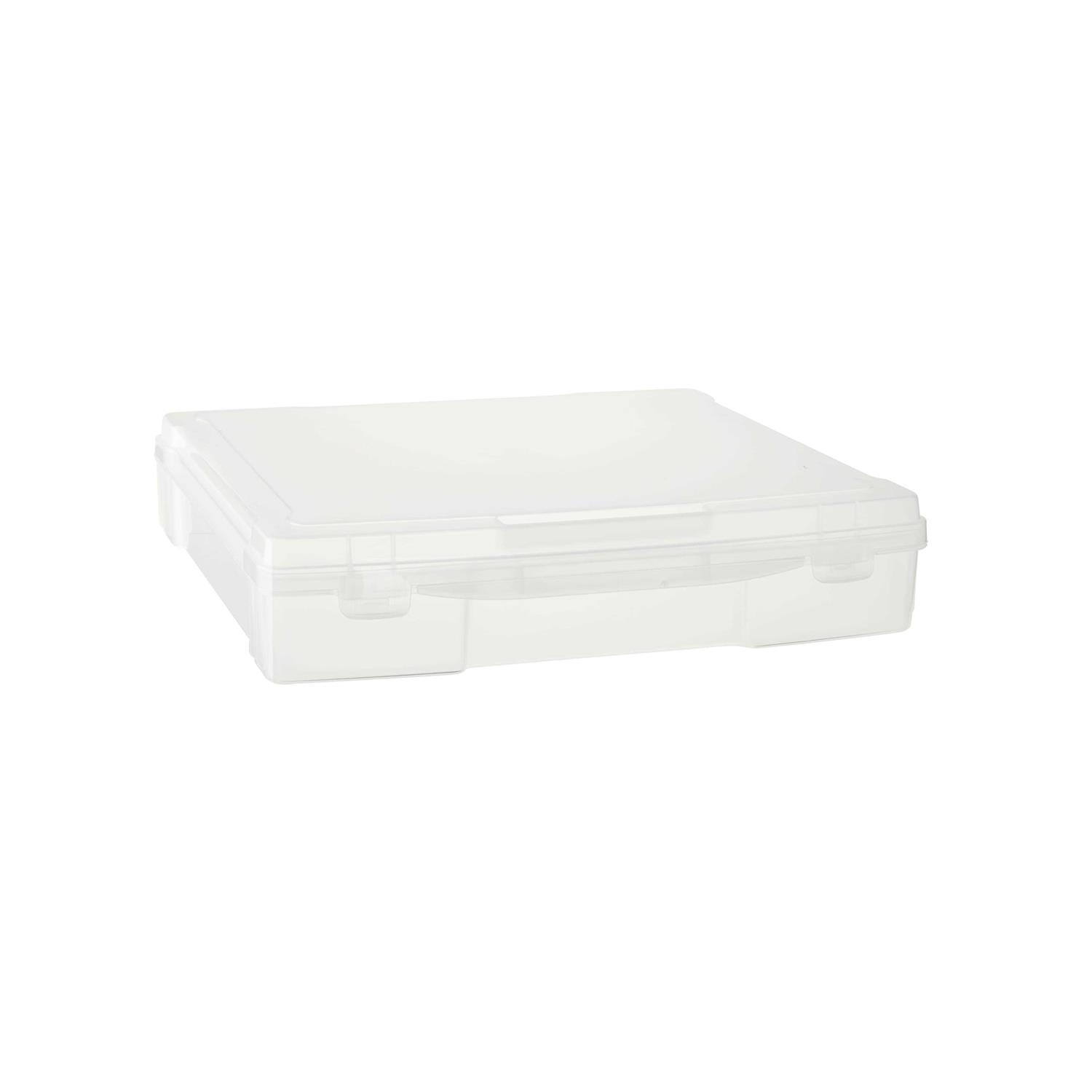 12 x 12 Clear Scrapbook Case by Simply Tidy