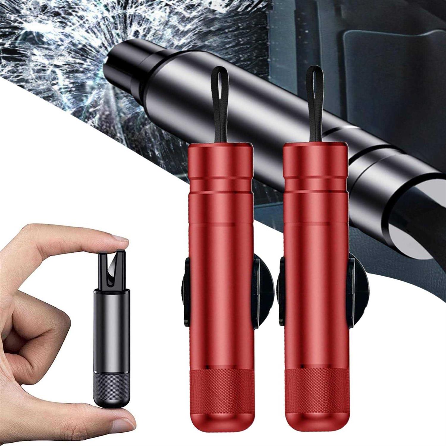 Safehammer Glass Breaker Car Safety Hammer Safe Hammer Glass Breaker Car Emergency 2-in-1 Window Breaker & Seat Belt Cutter