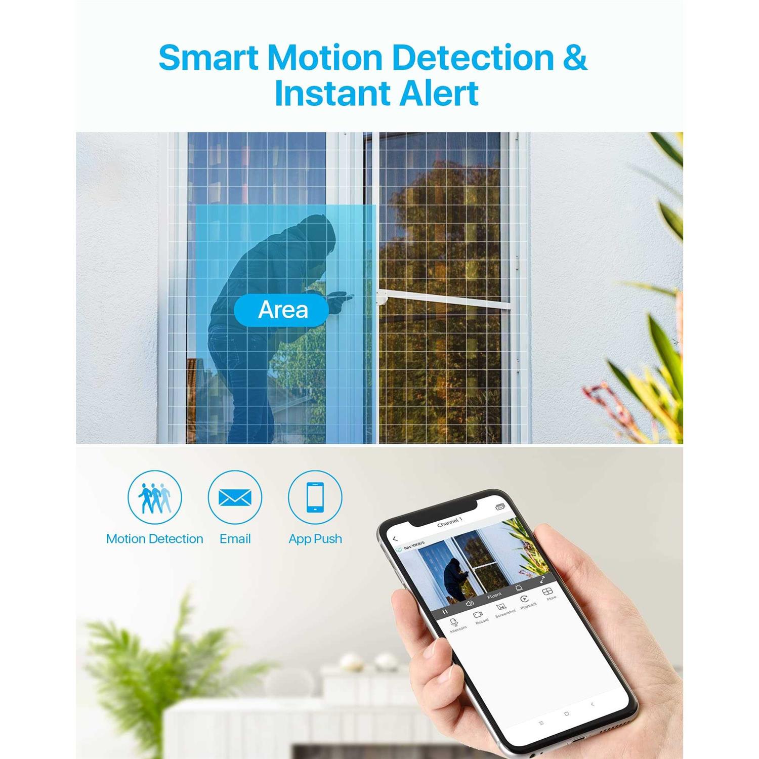 ZOSI 8 Channel Standalone Security Surveillance DVR Record