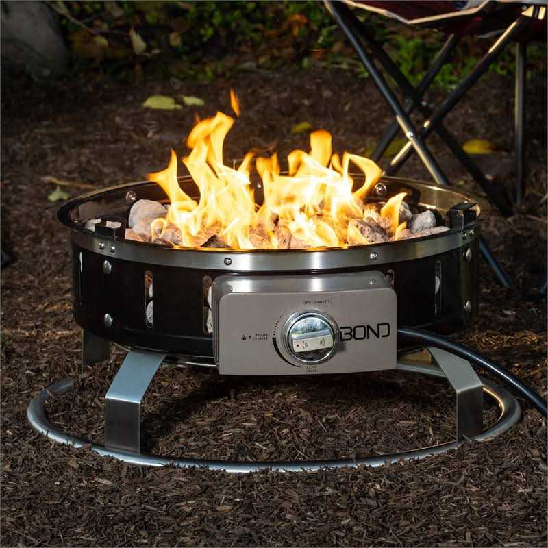 Bond Platinum 22.85 In. Portable Gas Fire Pit