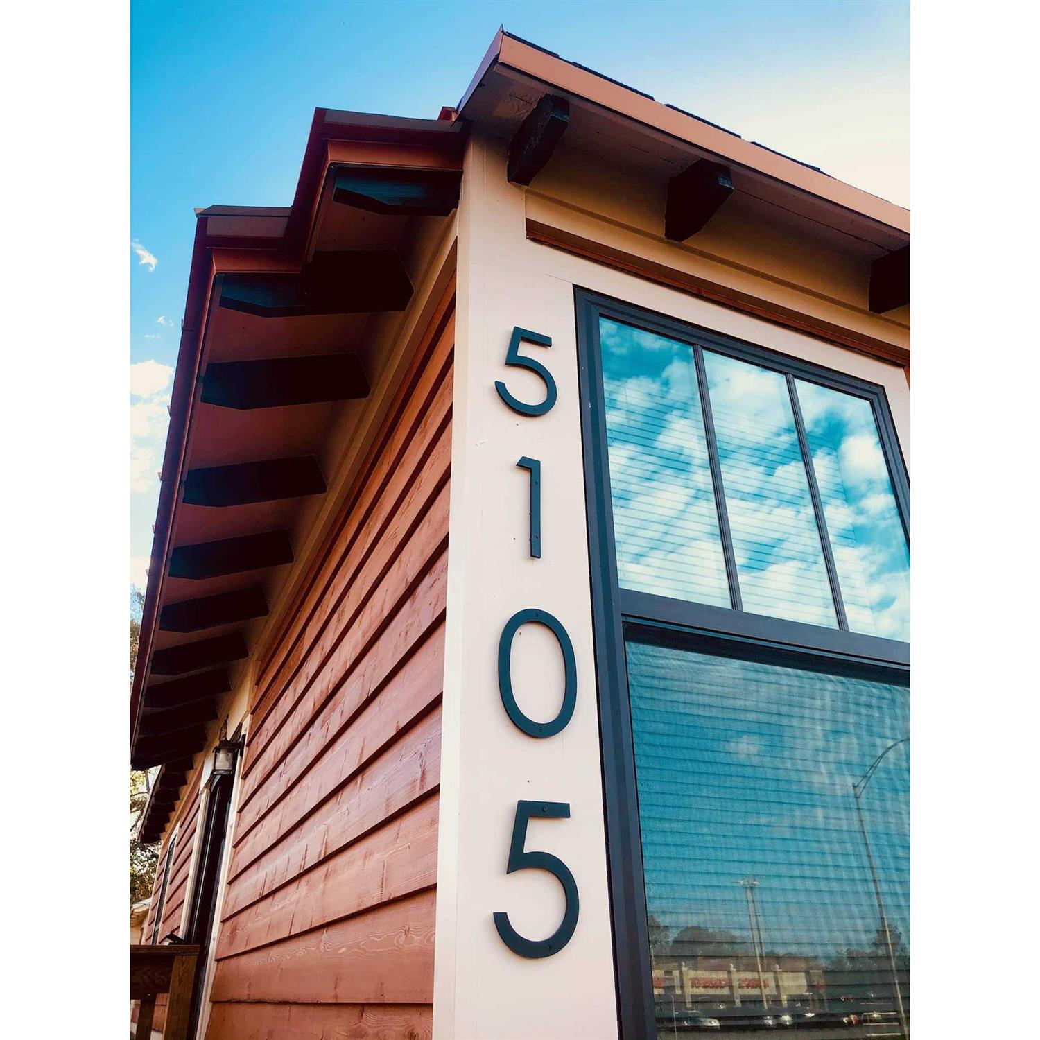 8 inch Large Modern House Numbers