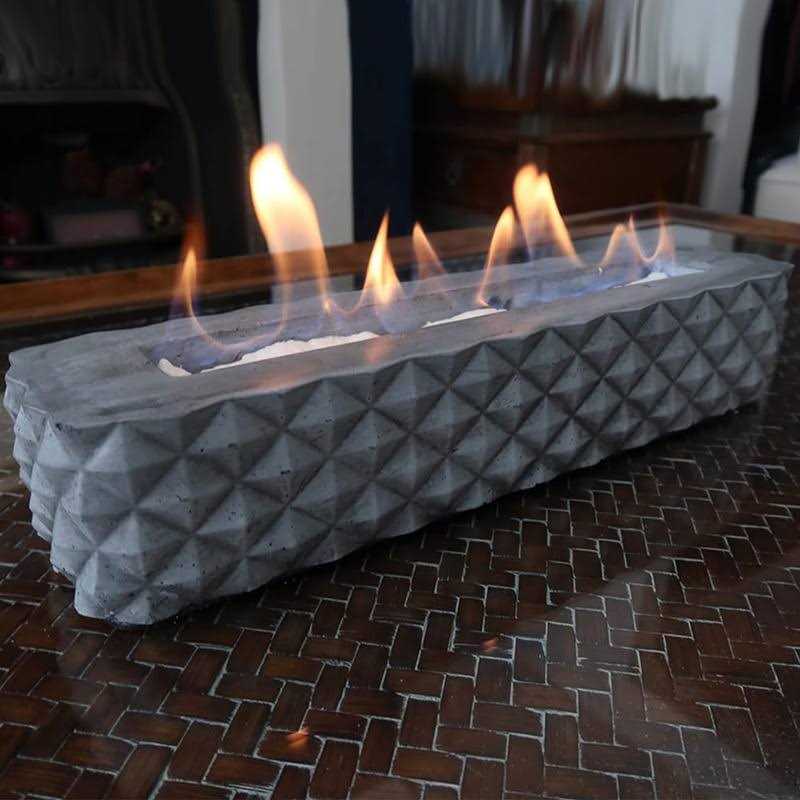 ROUNDFIRE Large Rectangle Tabletop Fire Pit