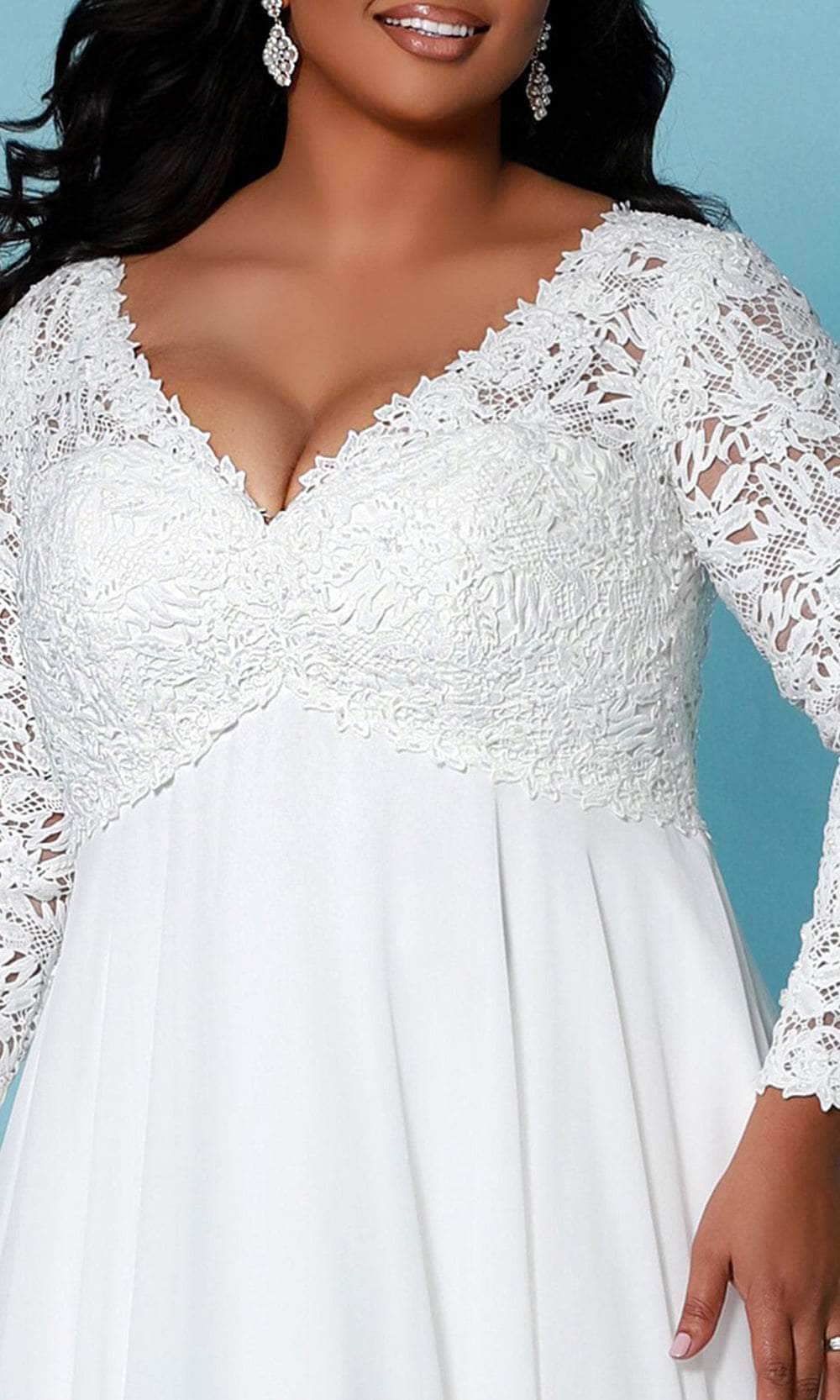 SC5276 Lace Empire Bridal Gown