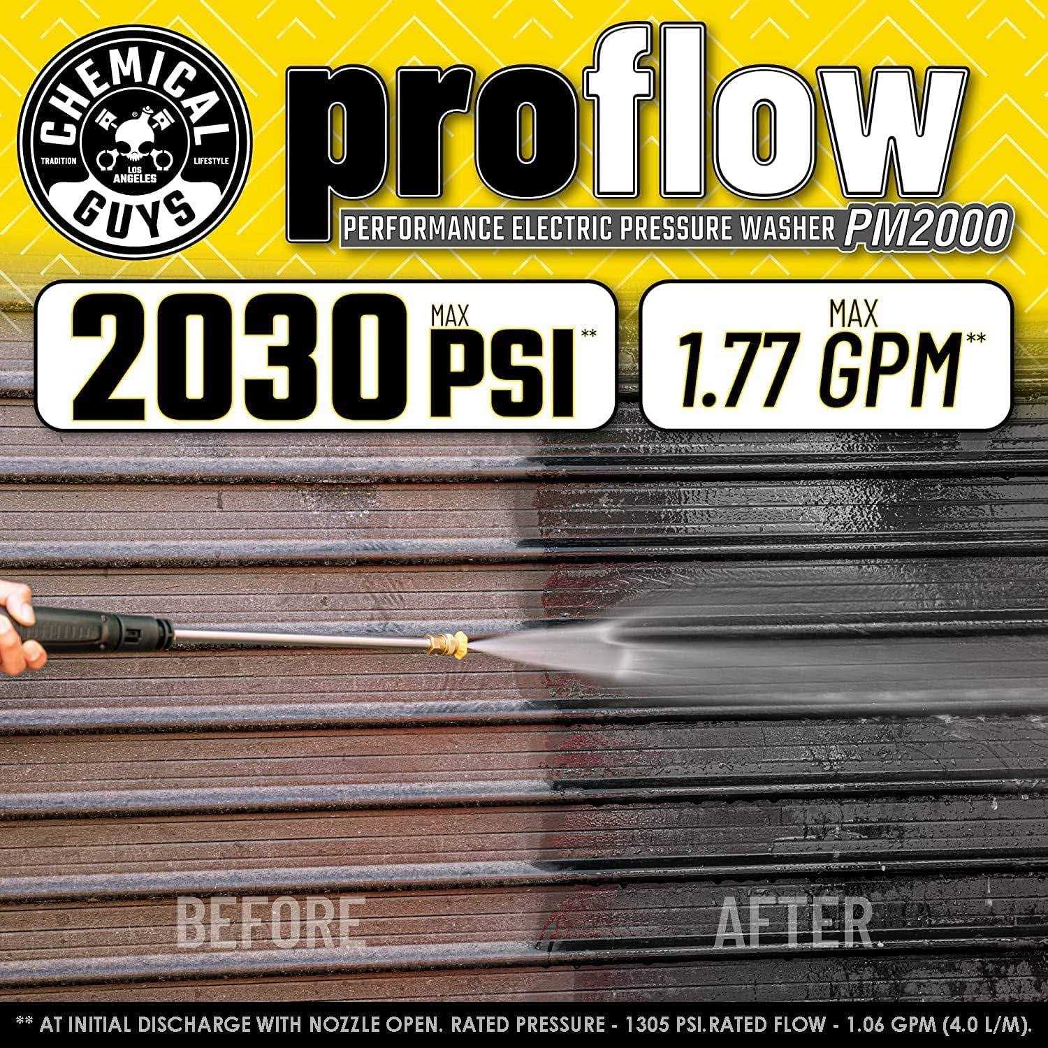 Chemical Guys EQP408 ProFlow Performance Electric Pressure Washer PM2000