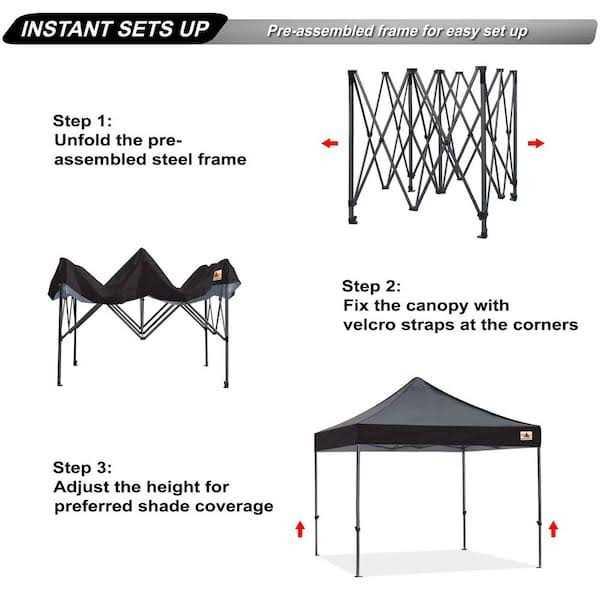 ABCCANOPY Pop Up Canopy Tent Commercial Instant