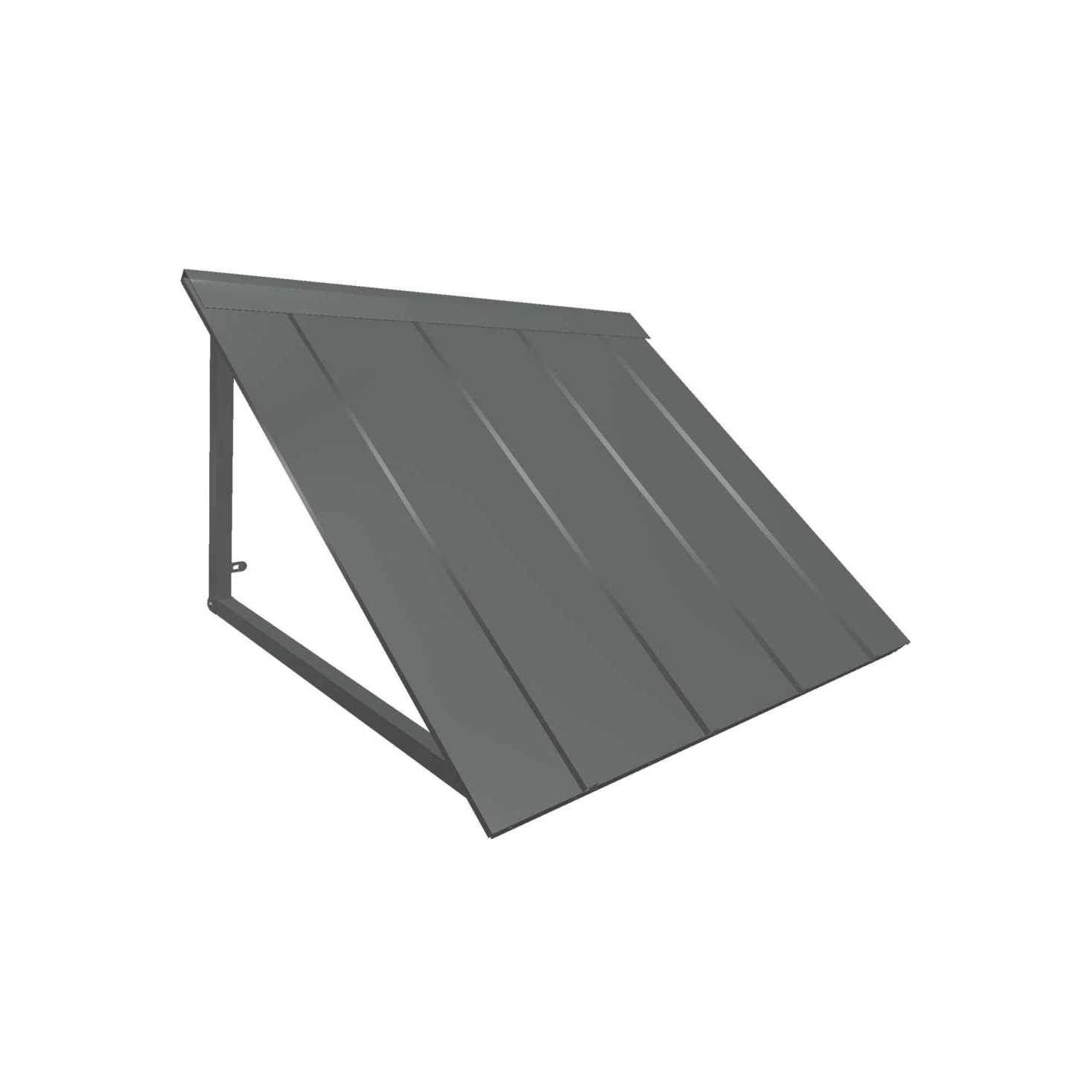Awntech 3 ft. Houstonian Metal Standing Seam Awning H22-US-3K