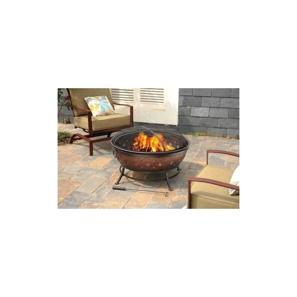 Living Accents Noma Wood Fire Pit Steel