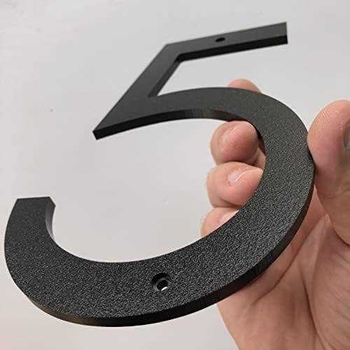 8 inch Large Modern House Numbers