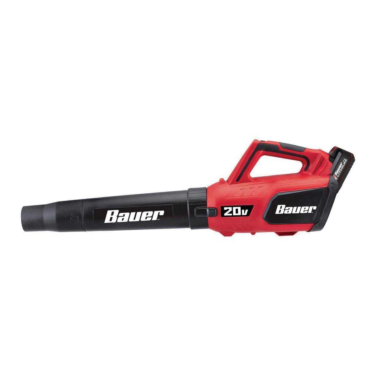 Bauer 20V Cordless 96 MPH/338 CFM Jet Fan Blower – Tool Only