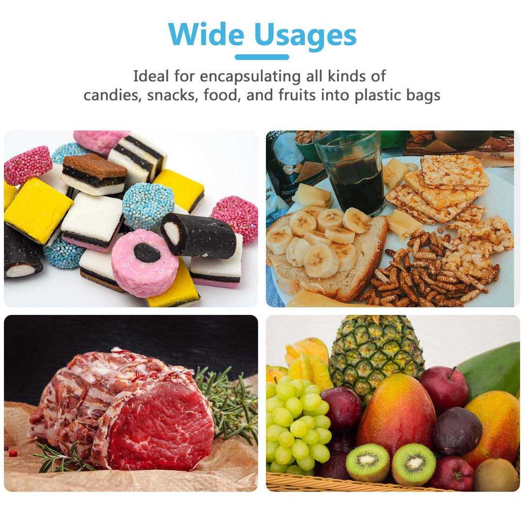 Yescom Impulse Sealer Manual Heat Sealer Plastic Bag Poly Tubing Packaging Machine