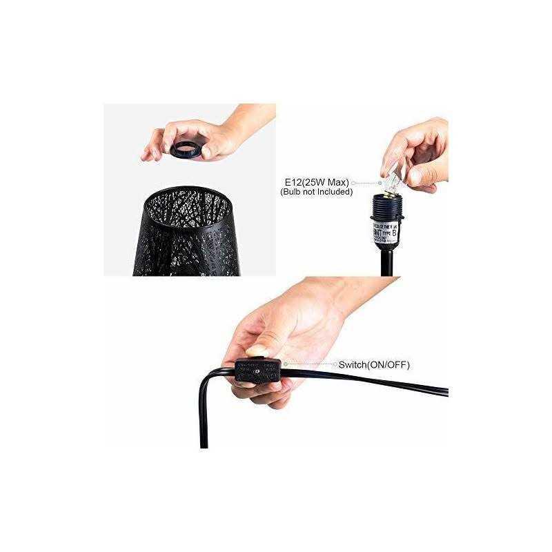 Timeflies Touch Control Mini Table Lamp 3 Way Dimmable Bedside Lamp