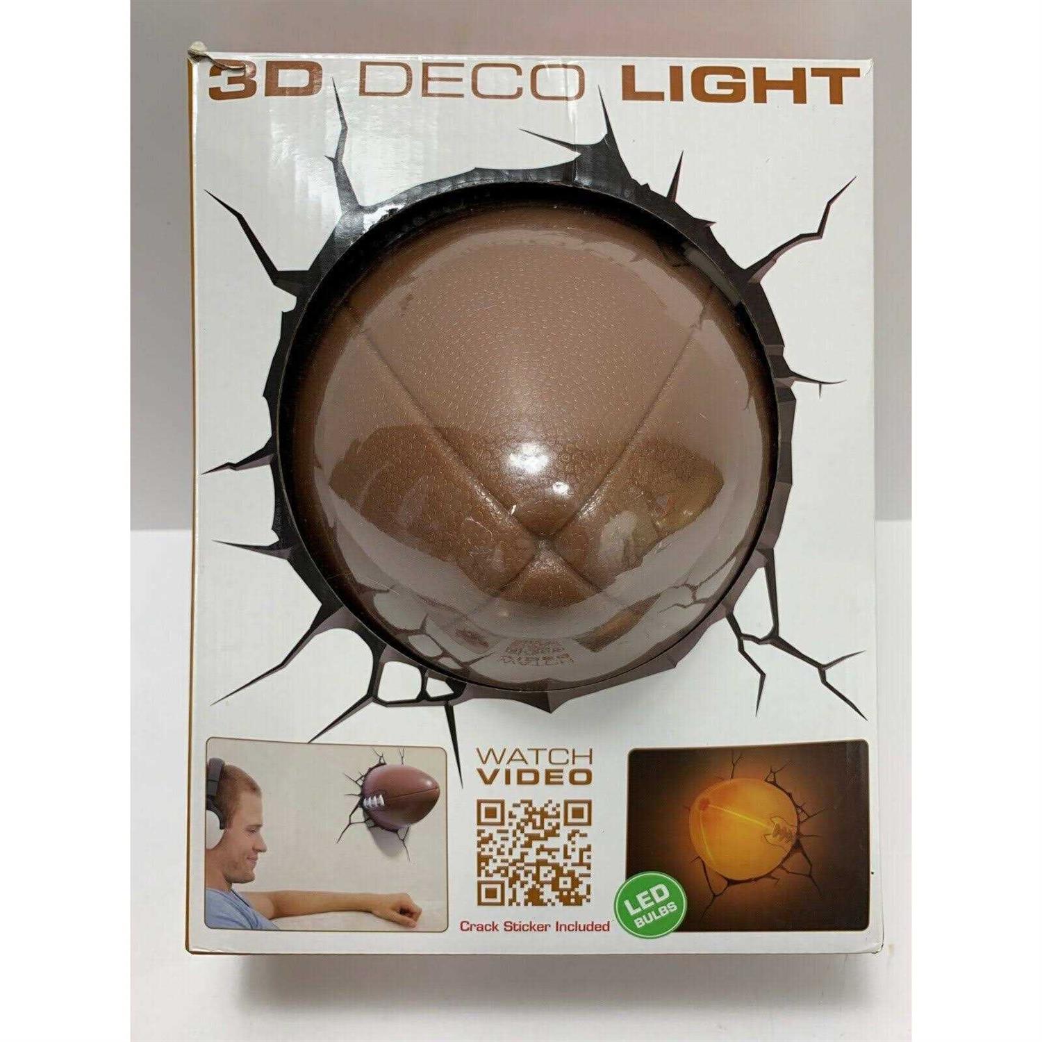 3D Deco Football Light