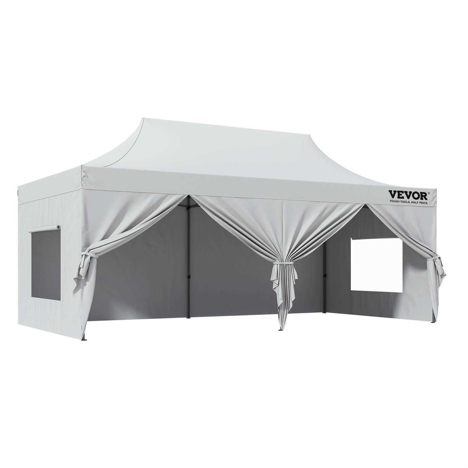VEVOR Pop up Canopy Tent Outdoor Gazebo Tent with Sidewalls & Bag