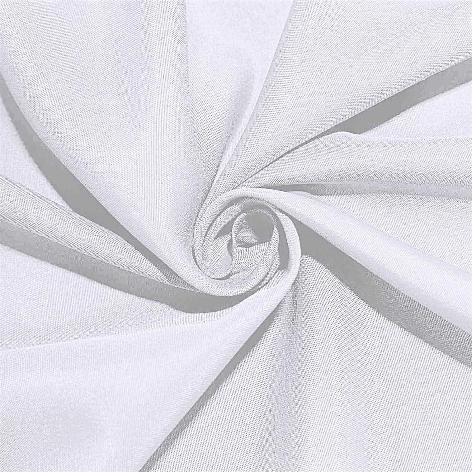 BalsaCircle Round Polyester Tablecloth Wedding Table Linens