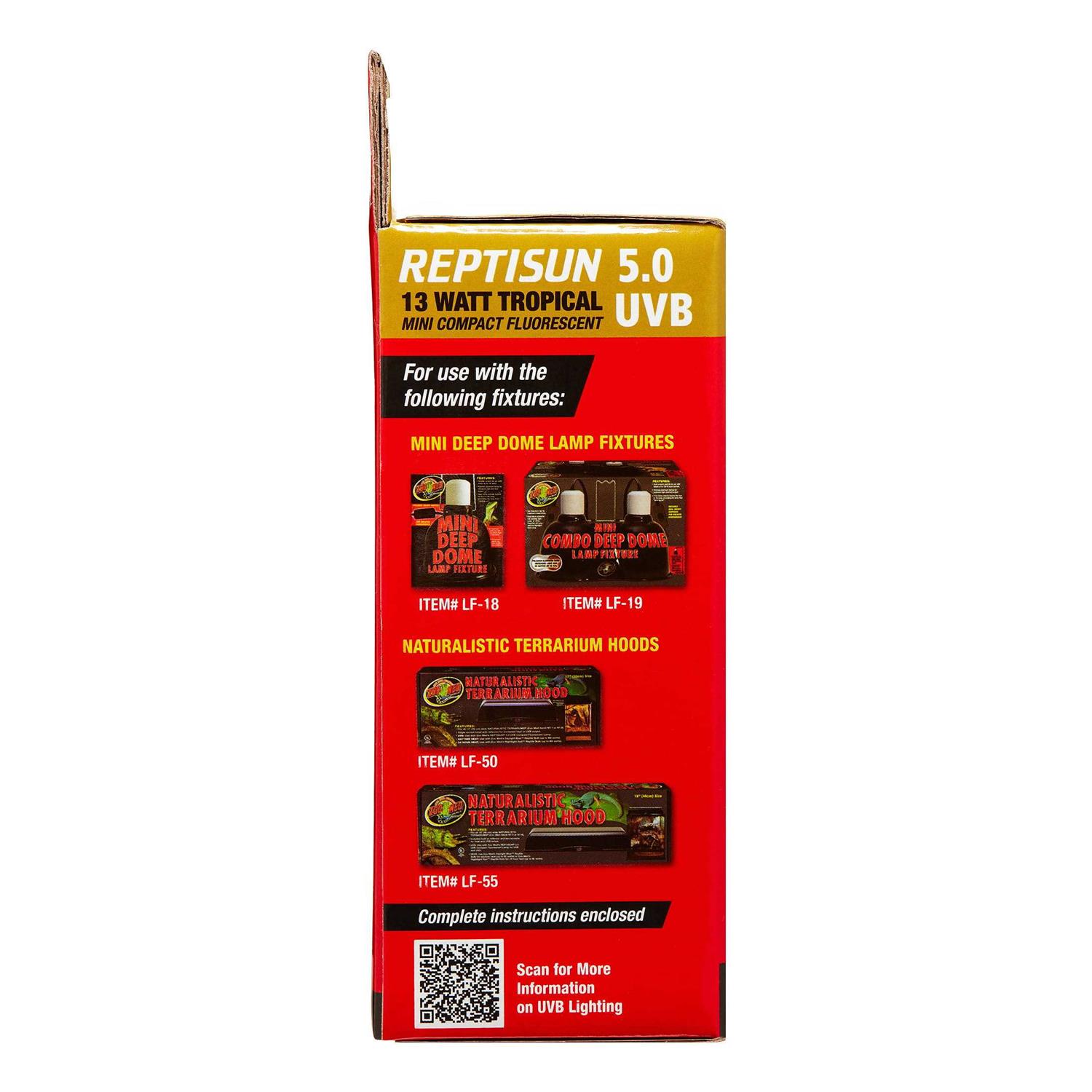 Zoo Med ReptiSun 5.0 Mini Compact Fluorescent UVB Bulb