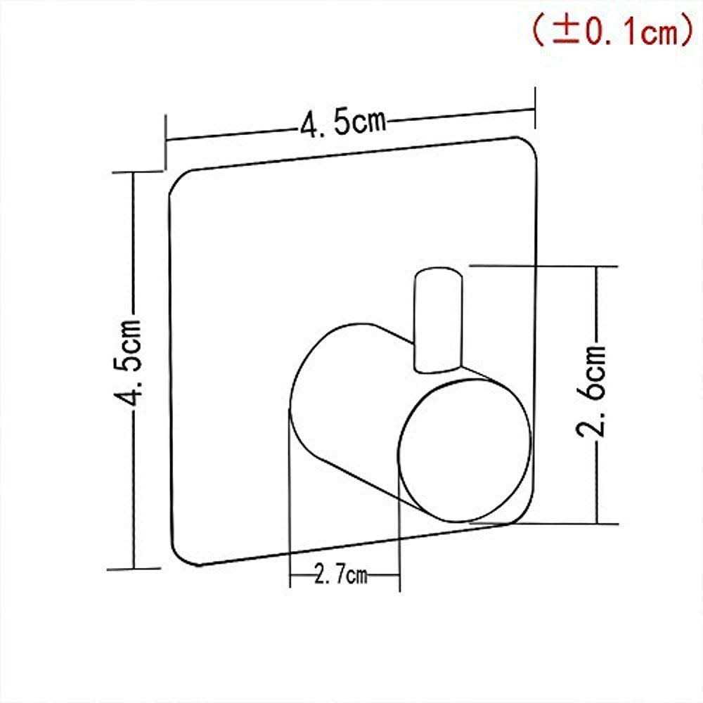 YIGII Adhesive Towel Hooks Self Adhesive Robe Hooks Home Coat Hook SUS 304 stainless steel bathroom Hooks stick on wall with glue