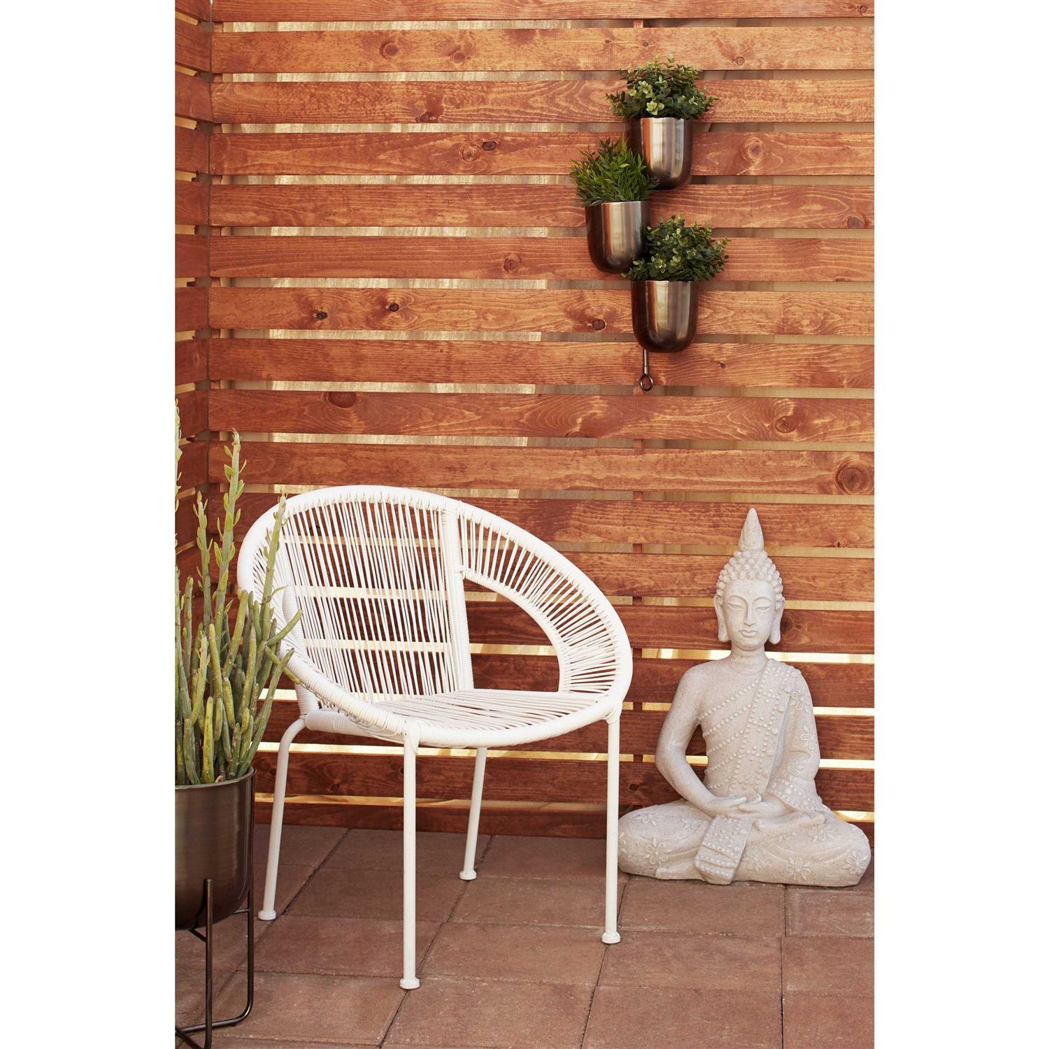 The Novogratz Contemporary Metal Hanging Wall Planter Rack