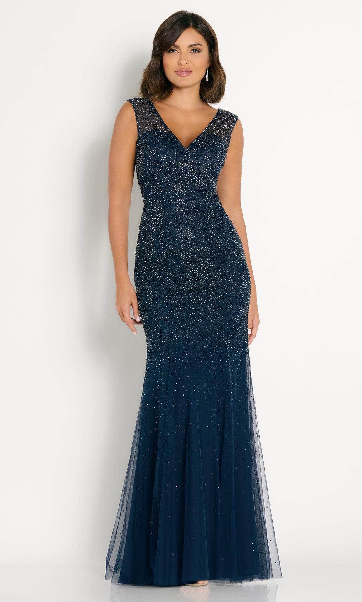 Embellished Mermaid Evening Gown