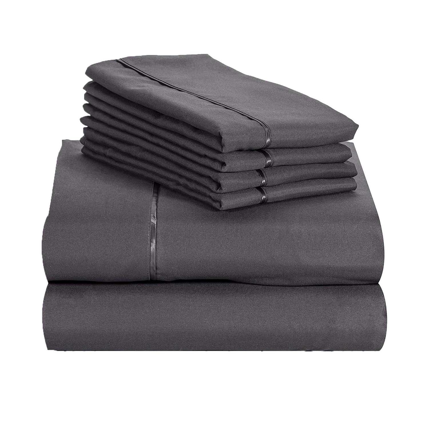 6 PC LuxClub Bamboo Sheet Set 18 inch Deep Pockets