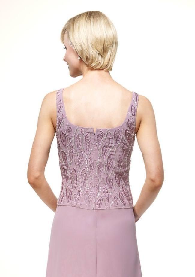 Beaded Chiffon Sheath Dress 29953