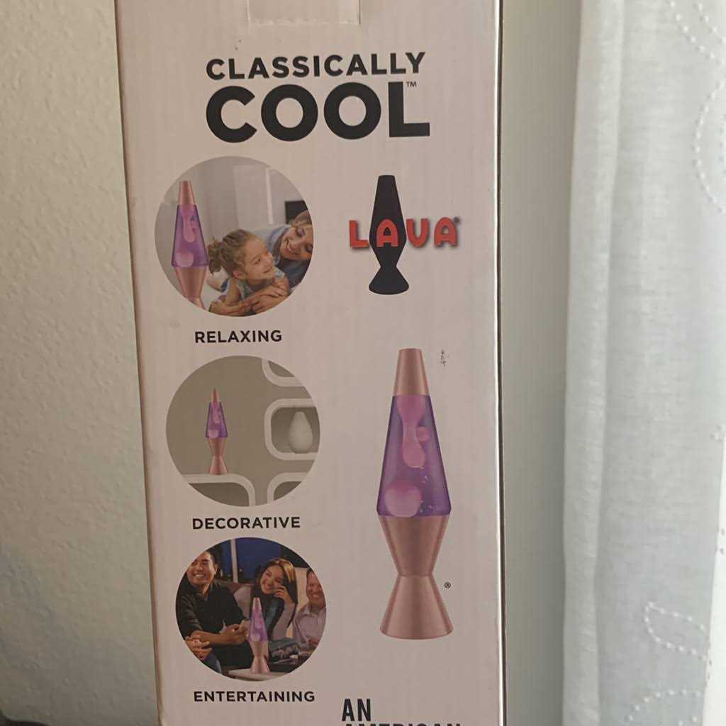 14.5 Lava Lamp Rose Gold