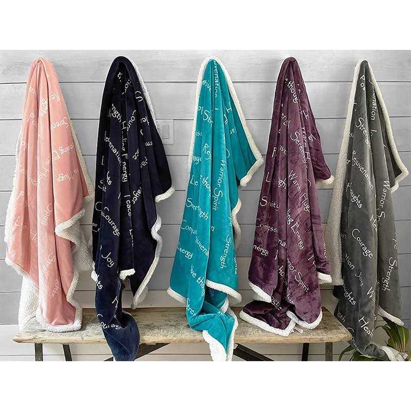 WOLF CREEK BLANKET Compassion Blanket Blanket Strength Courage Super Soft Warm Hugs