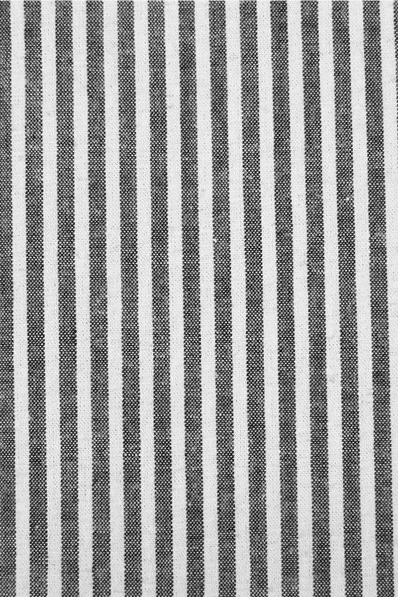 Men’s 2PC Summer Seersucker Modern Fit Suit in Black Pinstripe