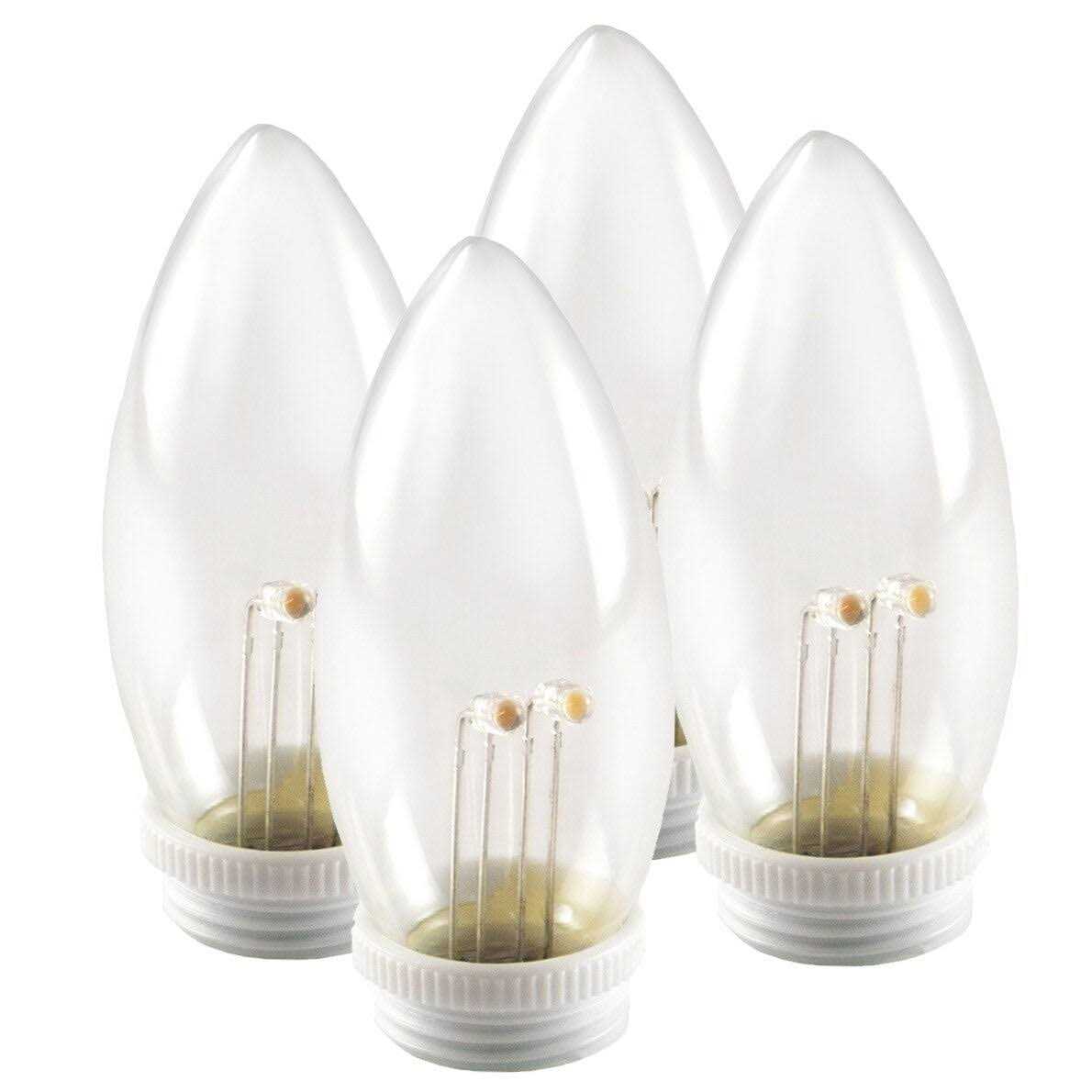 612 Vermont Ultra Bright Battery Operated LED Window Candle Replacement Bulbs