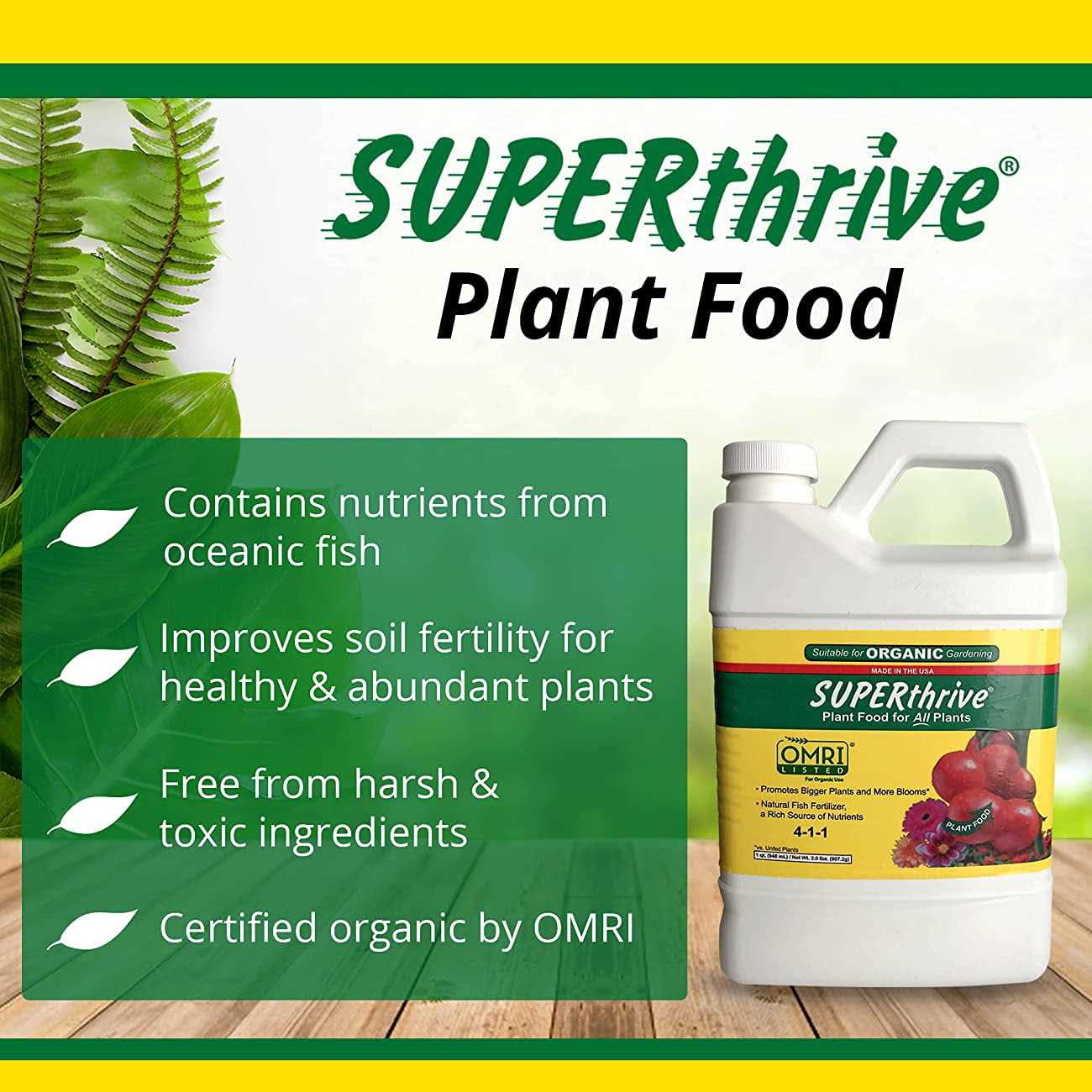 SUPERthrive Organic Liquid Plant Food 1 qt