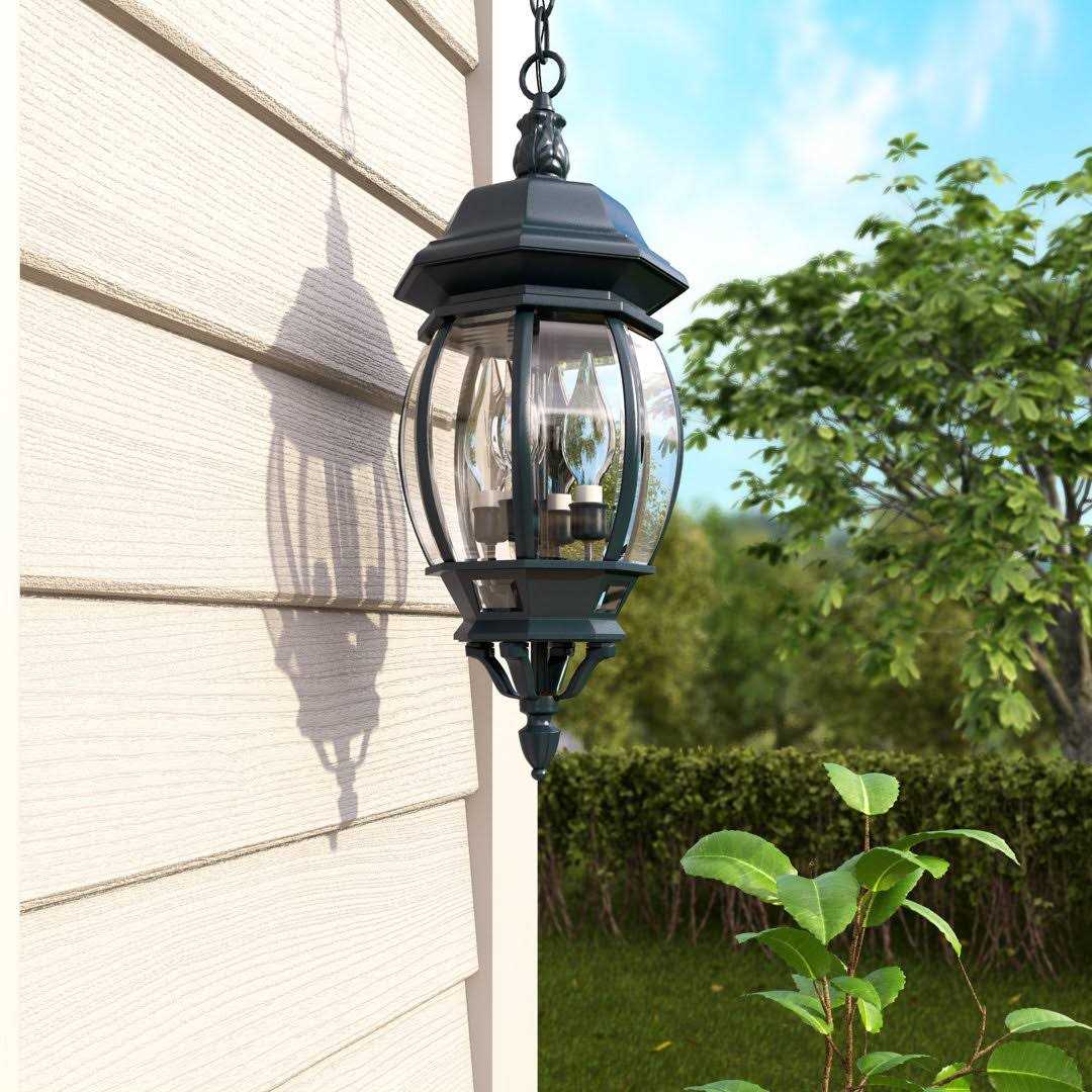 Alcott Hill Mackintosh 3-Light Outdoor Hanging Lantern