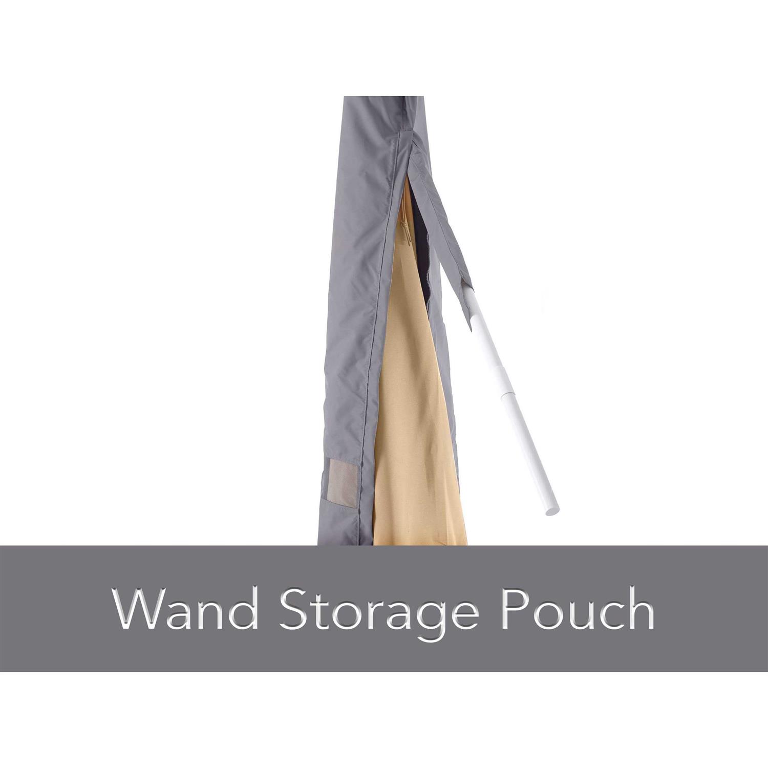 Covermates Cantilevered Umbrella Cover Polyester Resistant