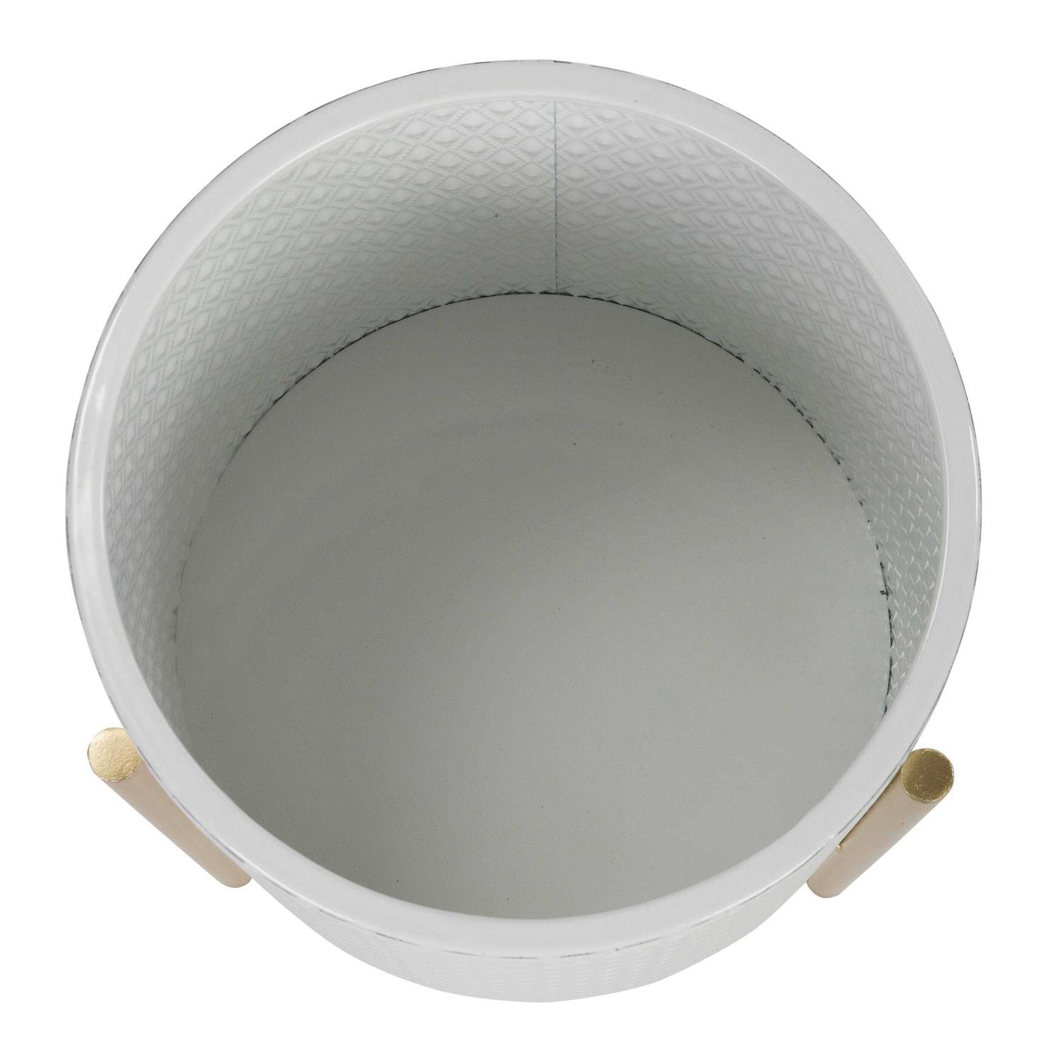 Aspire Gianna Modern White Planters 7944