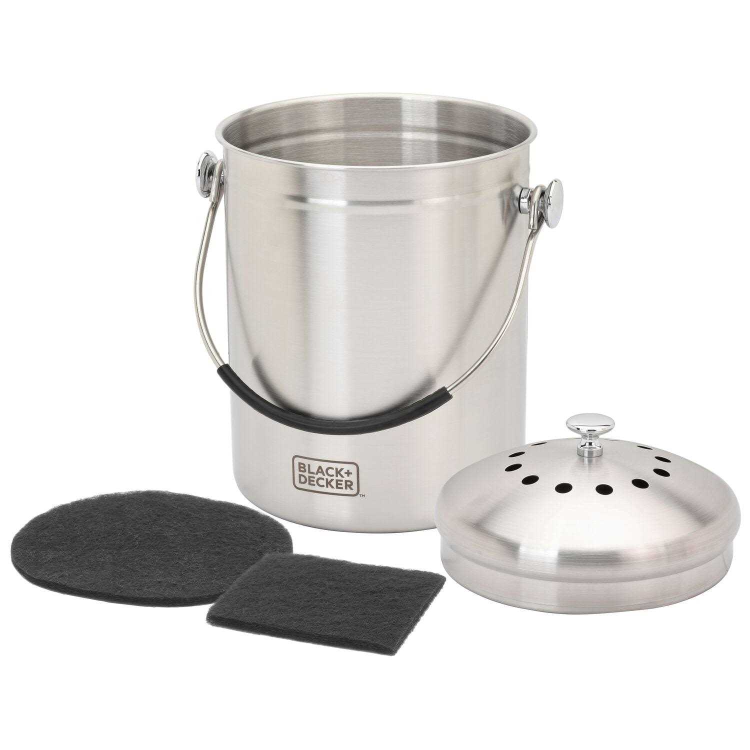 Black+decker Compost Bin Stainless Steel