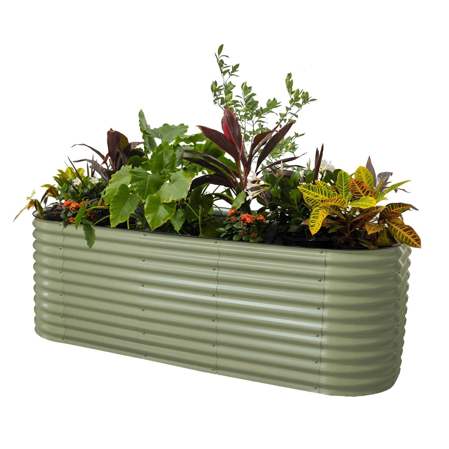 Vego Garden Vego Tall 1 Modular Metal Raised Garden Bed Kit