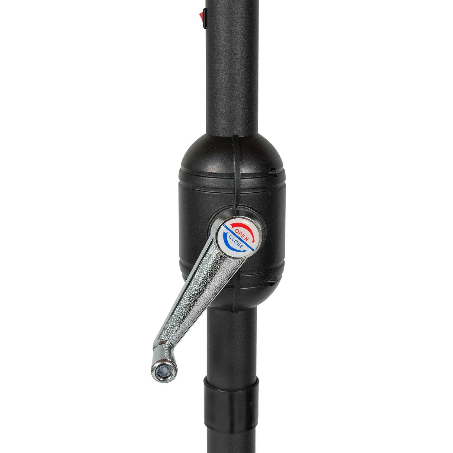 Best Choice Products Solar LED Lighted Patio Umbrella Tilt Adjustment