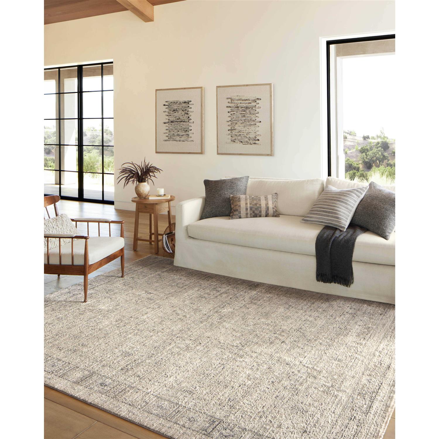 Amber Lewis x Loloi Taupe/Dove Alie ALE-03 Area Rug