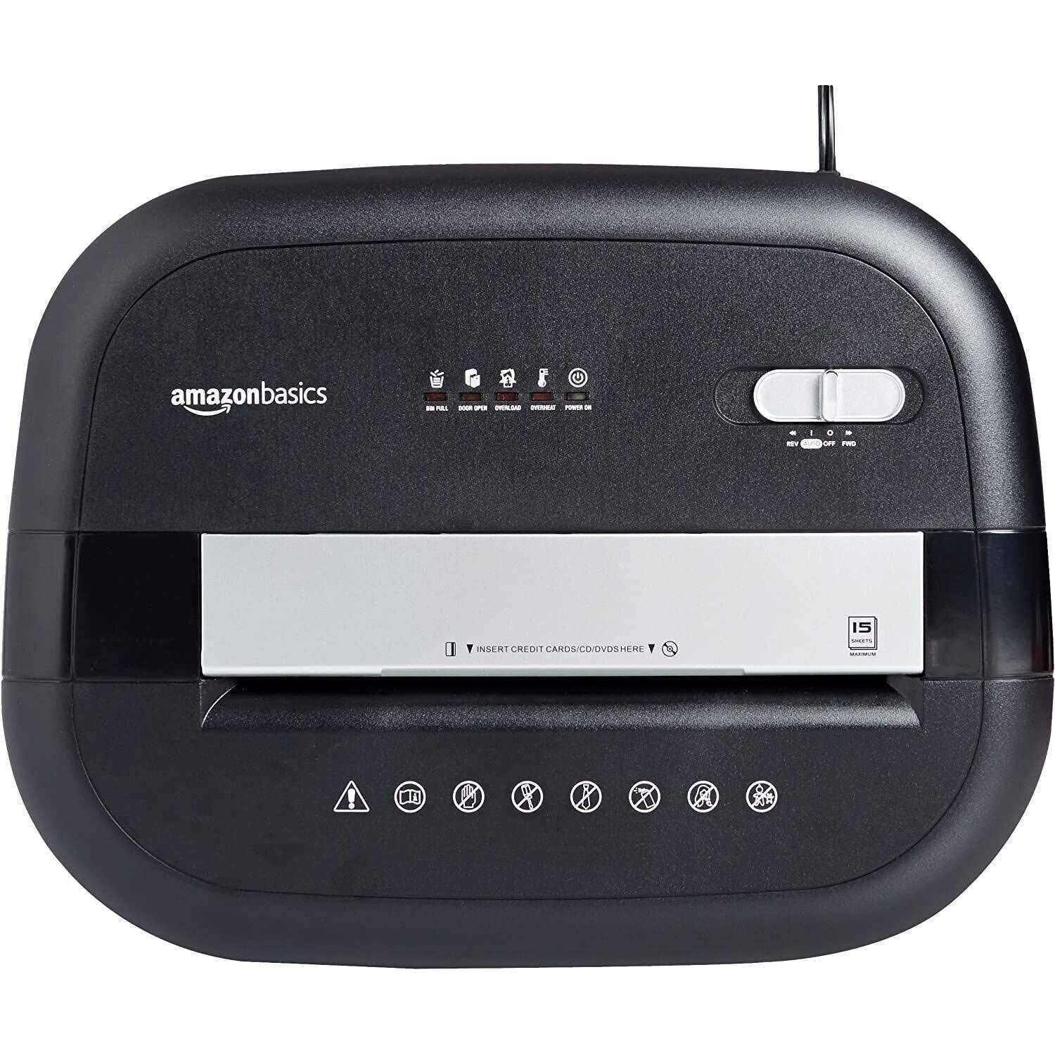 Amazon Basics 15-Sheet Cross-Cut Paper