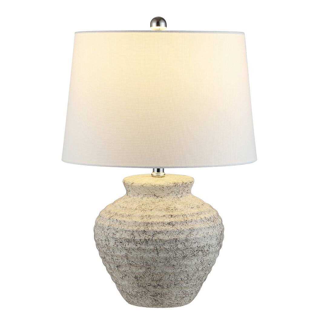 August Grove® Adstock 22.5 Light Gray Table Lamp