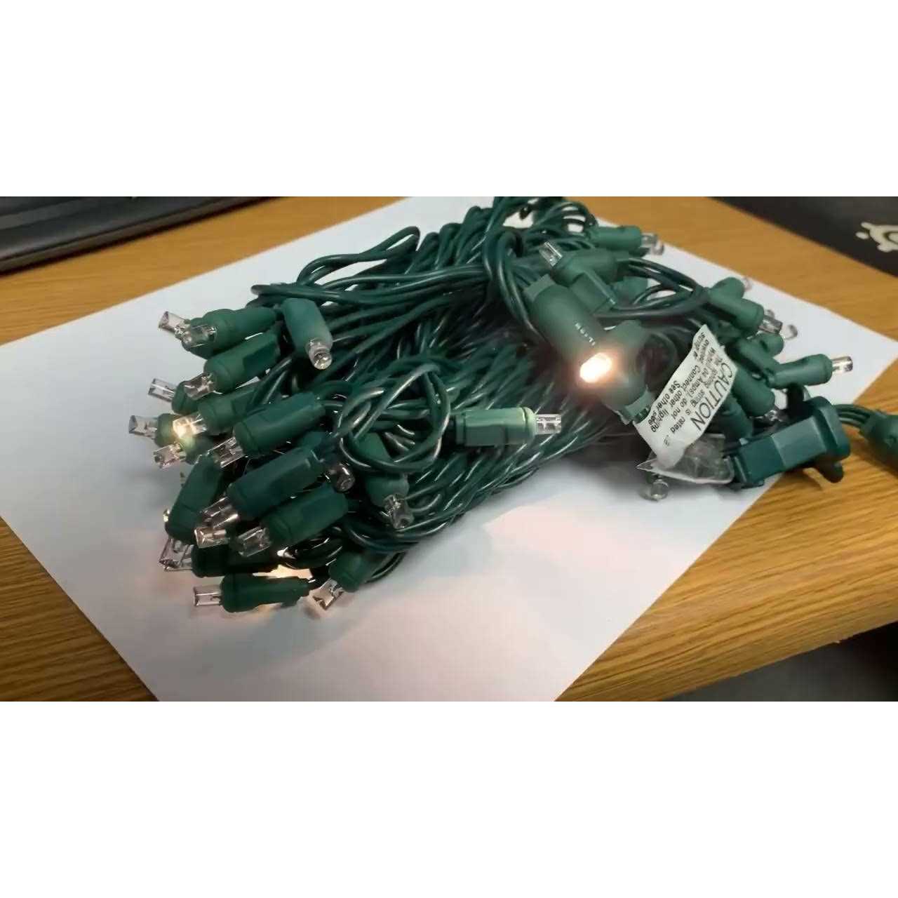 5mm LED Strobe Lights SuperSpark Cool White Strobe Light String