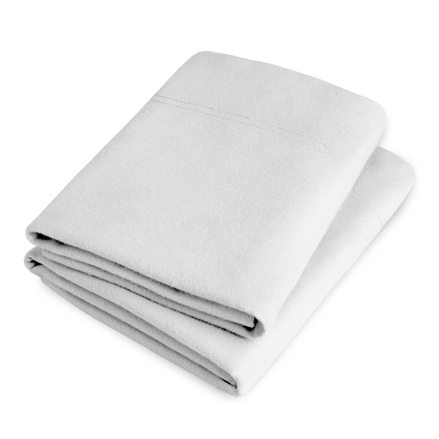 Bare Home Flannel Pillowcase Set 100% Cotton