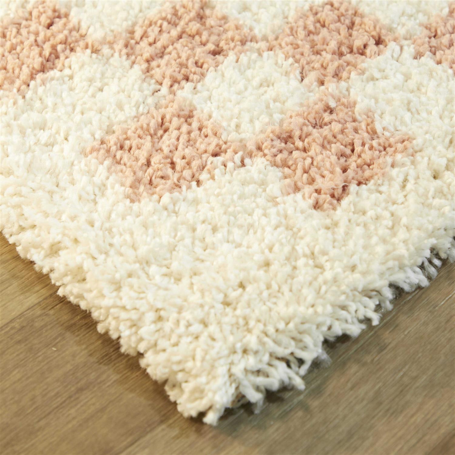 Balta Covey Plush Checkered Thick Shag Area Rug