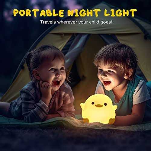 UNEEDE LED Cute Bean Duck Night Light