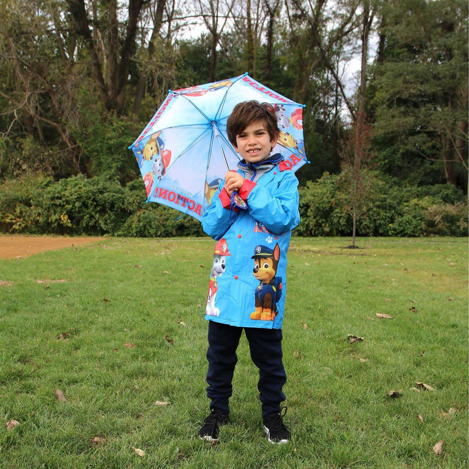Nickelodeon Paw Patrol Raincoat and Umbrella Set Kids