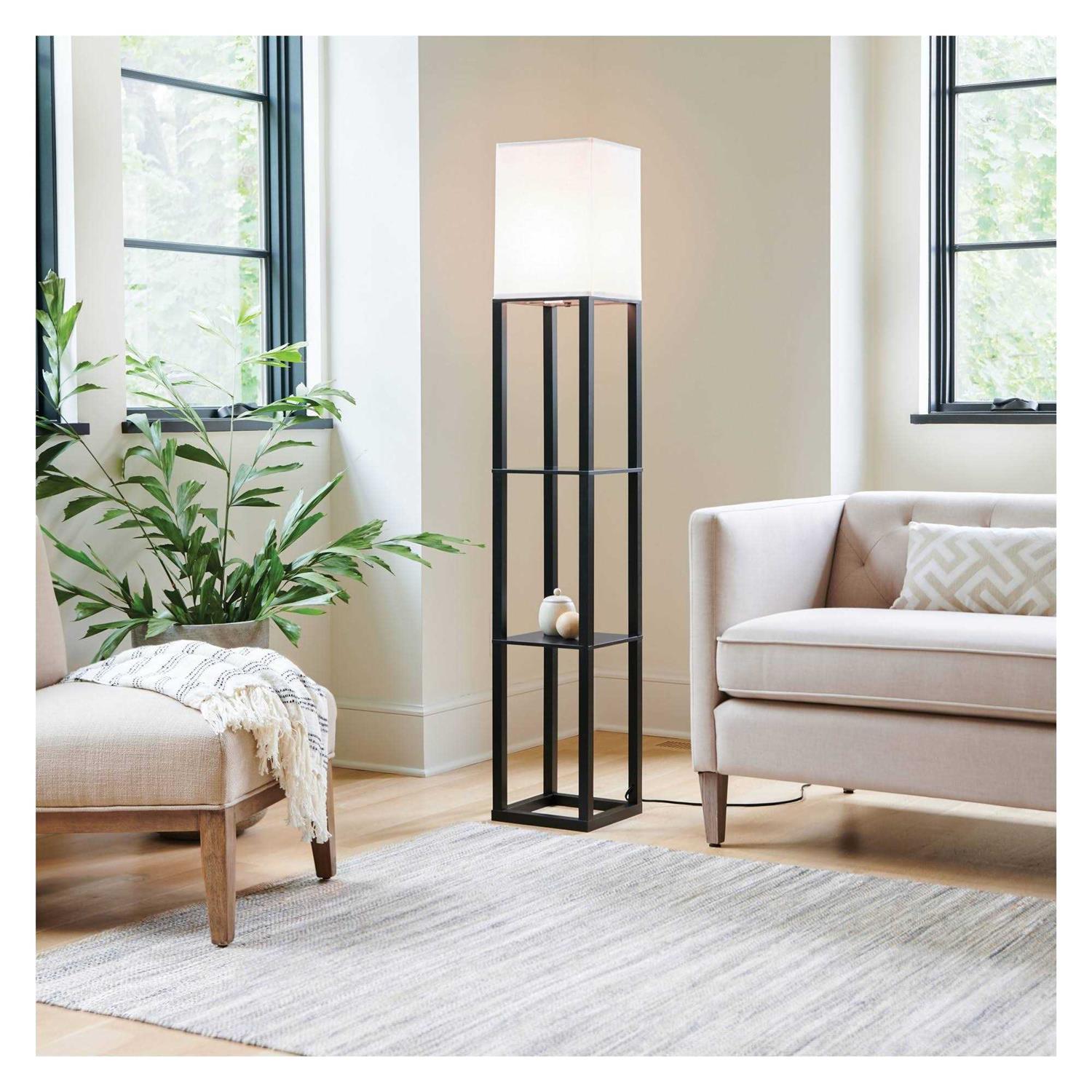 Threshold Shelf Floor Lamp