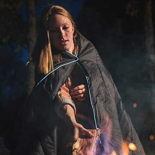 Wise Owl Outfitters Camping Blanket Packable & Waterproof Warm Camping Quilt