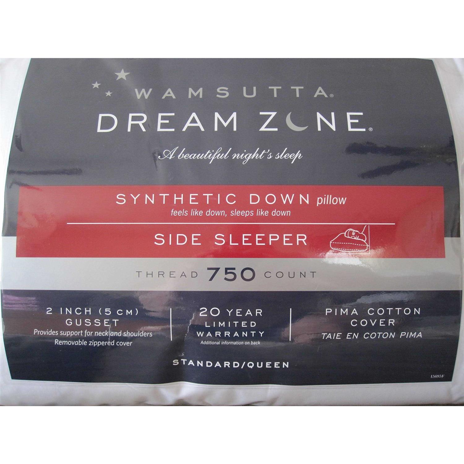 Wamsutta Dream Zone Synthetic Down Pillow Side Sleeper