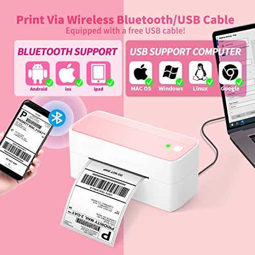 ASprink Bluetooth Thermal Shipping Label Printer