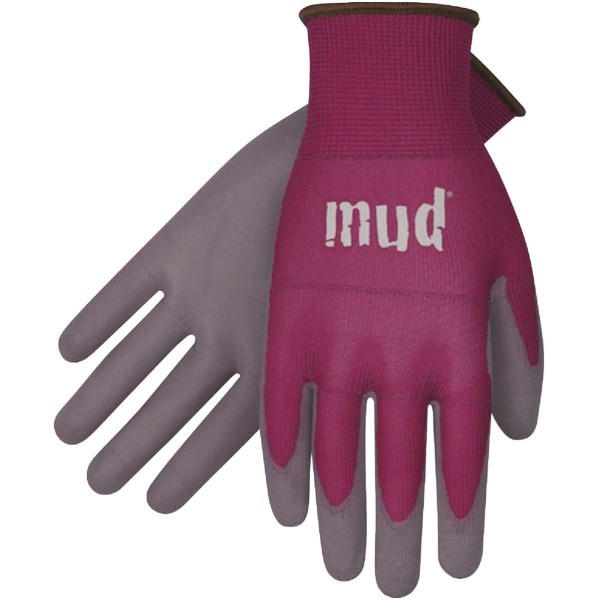 Smart Mud Women’s Medium Polyester Raspberry Garden Glove